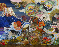 紙彩画家 中村彰良展 +彫刻家 大森暁生